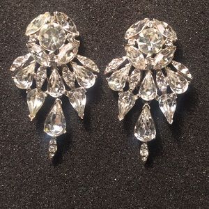 Beautiful Bellini crystal clip earrings
